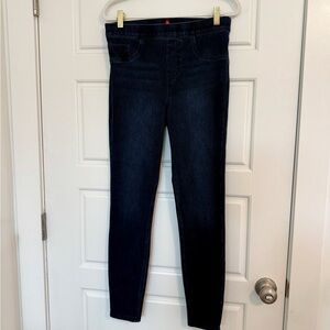 SPANX Dark Wash Pull-On Denim Leggings Jeggings Size M